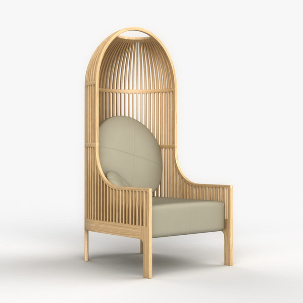 3d nest lounge chair - Nest Lounge Chair by Ausonian